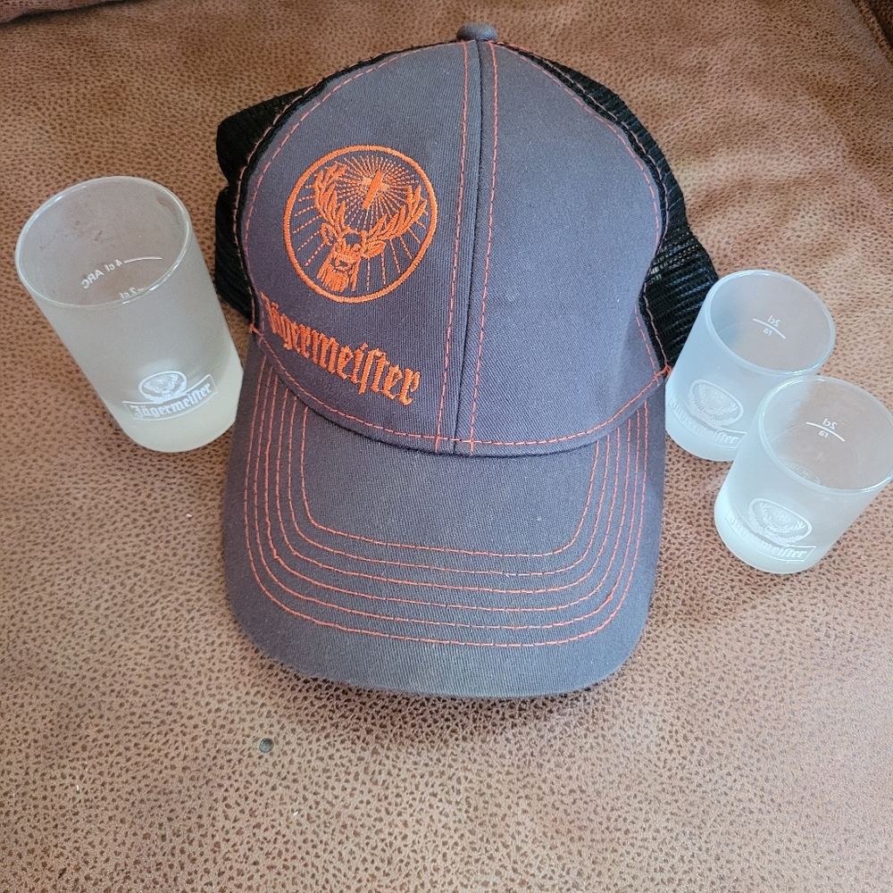 Jagermeister Shot Glasses & Hat
